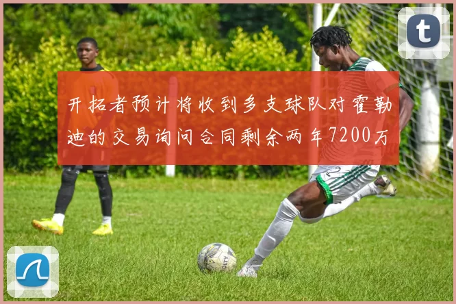 开拓者预计将收到多支球队对霍勒迪的交易询问合同剩余两年7200万